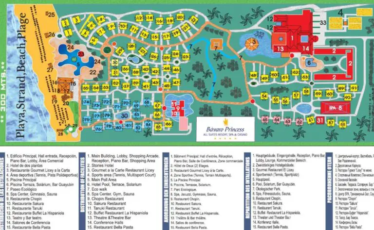 Nickelodeon Hotels Resorts Punta Cana Resort Map Kiskeya Life