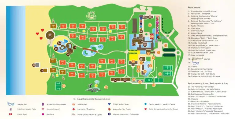 Catalonia Bavaro Beach resort map