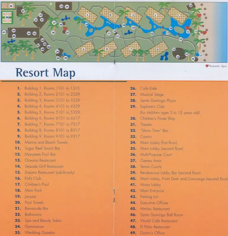Dreams Punta Cana Resort & Spa map