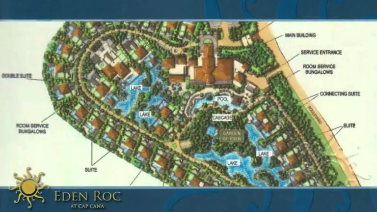 Eden Roc at Cap Cana map