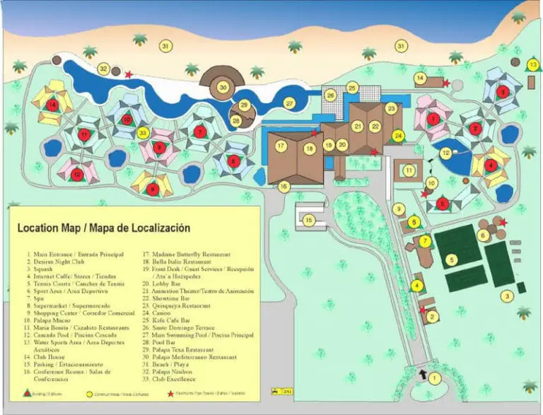 Excellence Punta Cana Resort map