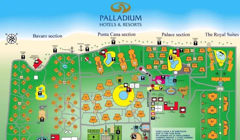 Grand Palladium Bavaro Punta Cana resort map