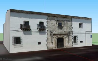 Casa Del Cordón, Colonial City 3D Model