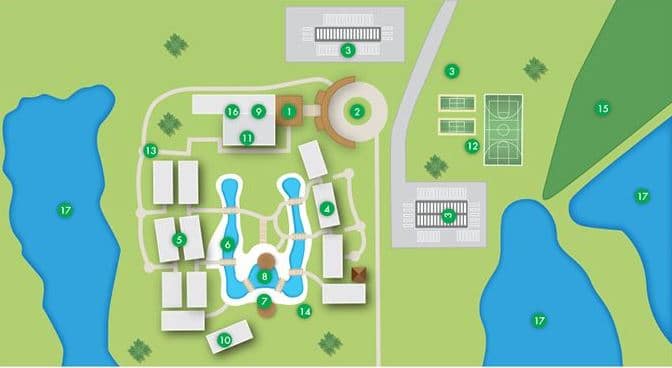 Now Garden Punta Cana  resort map​