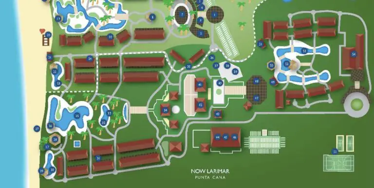 Now Larimar Punta Cana  resort map​