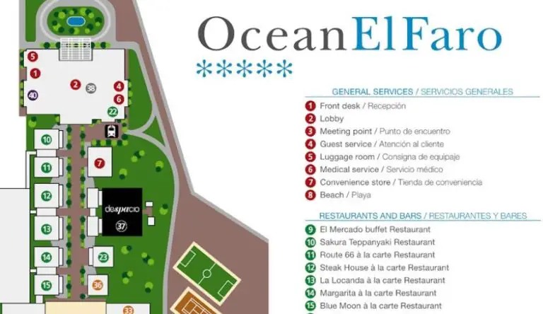 Excellence Punta Cana Resort Map Kiskeya Life