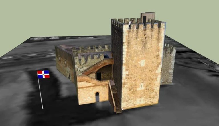 Santo Domingo Fortress 3D Model