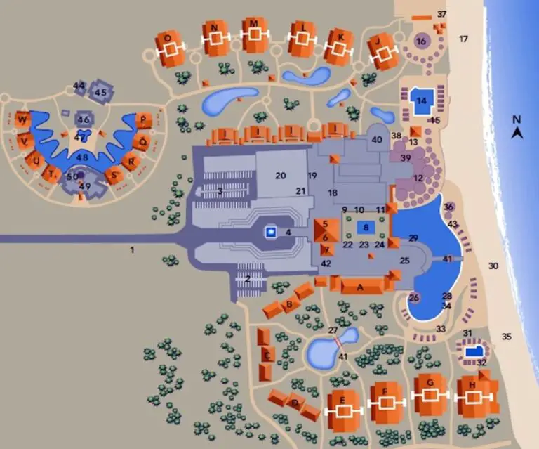 Paradisus Palma Real resort map