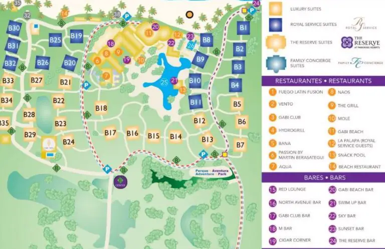 Paradisus Punta Cana resort map