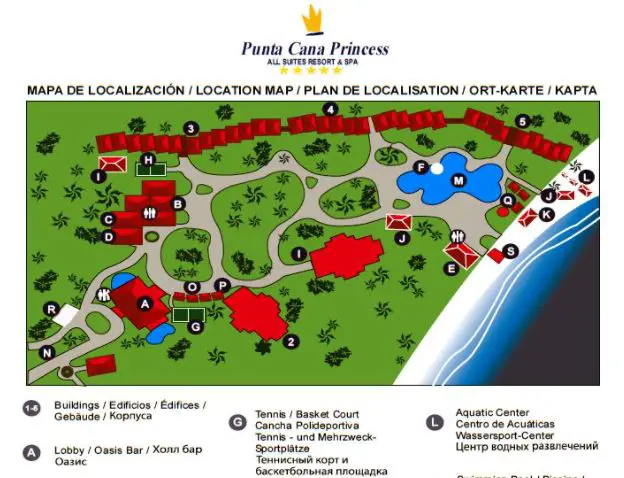 Punta Cana Princess All Suites Resort & Spa map