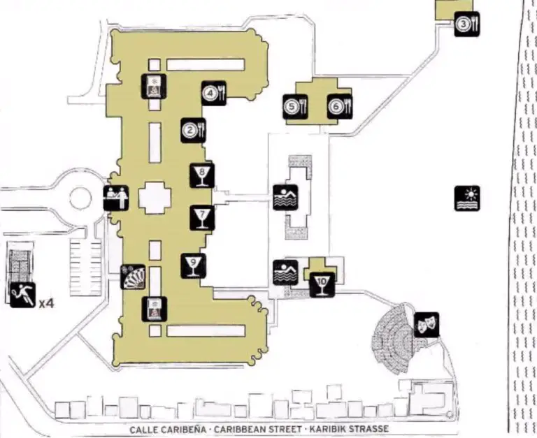 Riu Palace Macao resort map