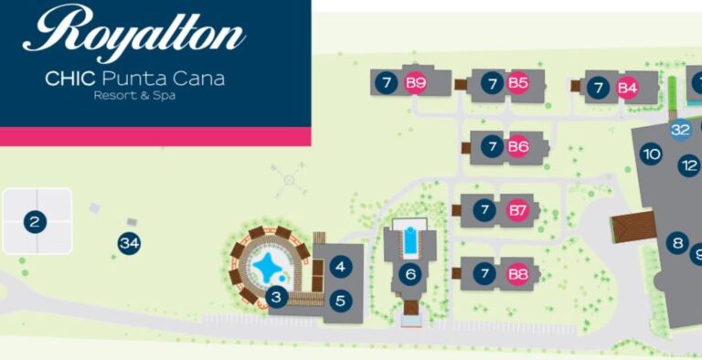 Royalton Chic Punta Cana resort map