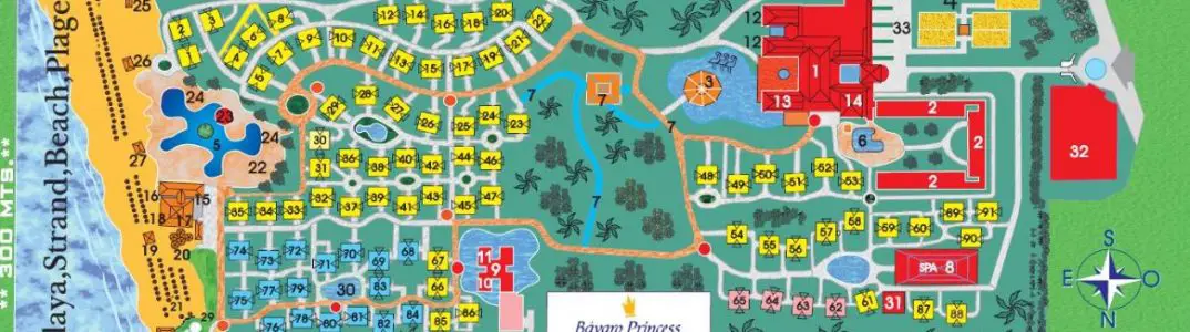 bavaro princess punta cana resort map