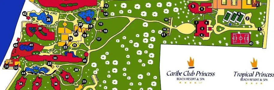 Caribe club punta cana map